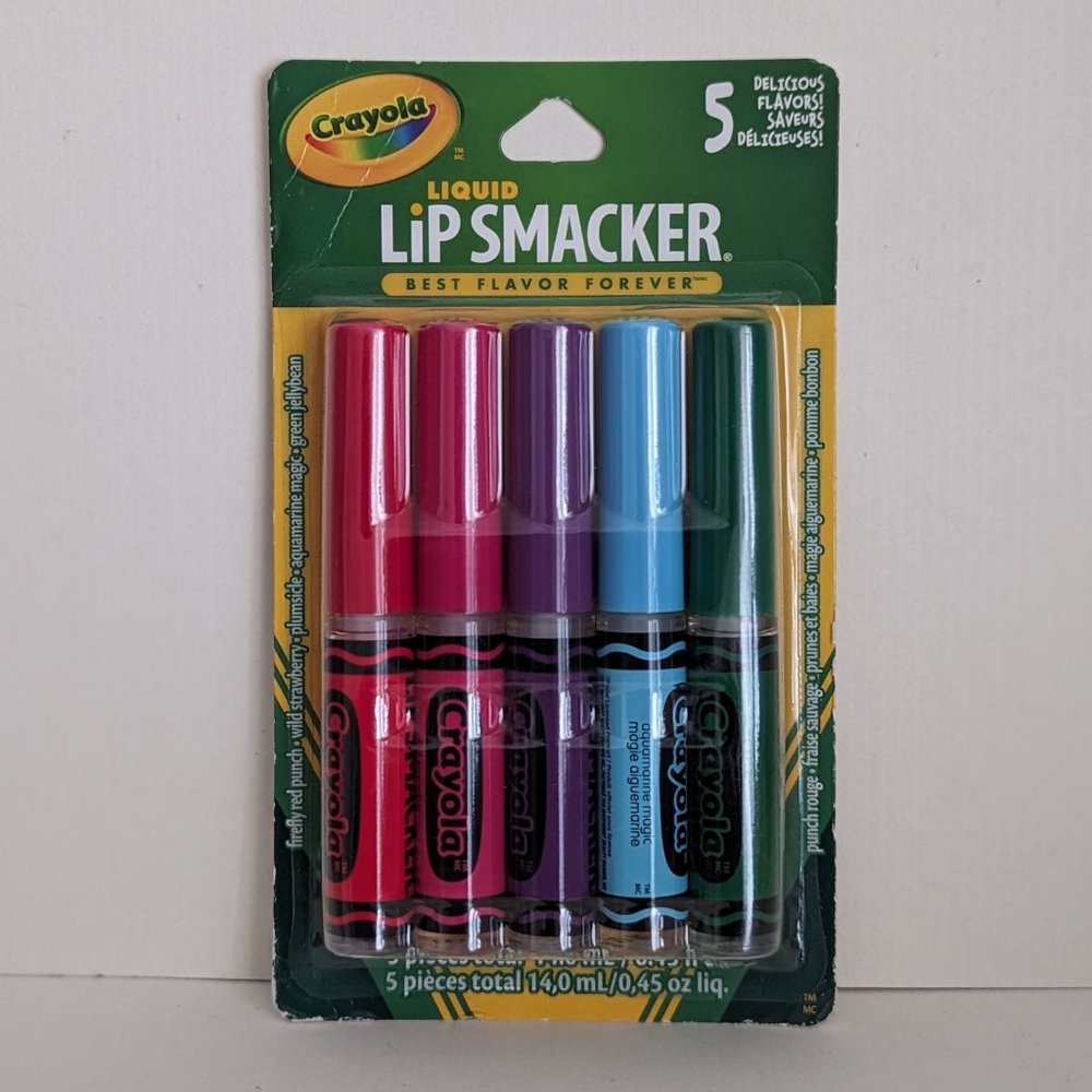 Crayola Liquid Lip Smacker 5 Piece Lip Gloss Collection